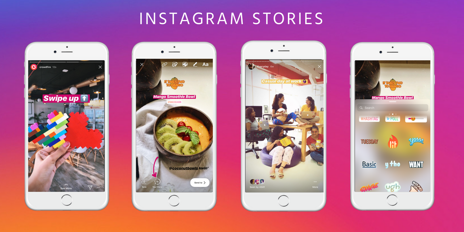 Formats publicitaires offerts par les publicités Instagram