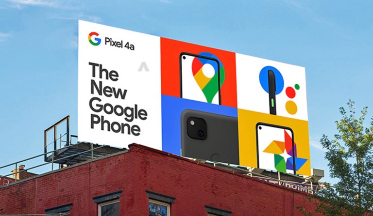 Conception et affichage: Pixel 4a