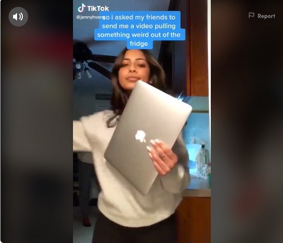 Challenge du réfrigérateur Tik Tok