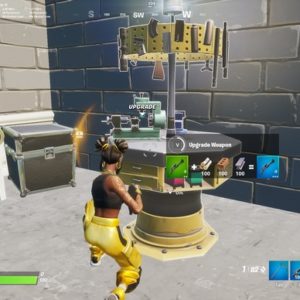 Comment améliorer une arme à Salty Springs à Fortnite?