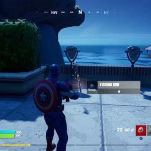 L'emplacement de canne à pêche Fortnite Saison 3