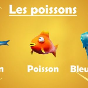 attraper deux poissons différents pour terminer le défi de la semaine 3