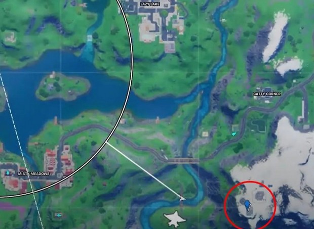 L'EMPLACEMENT DE LA STATION MÉTÉO À FORTNITE