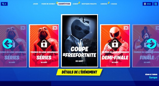 classement free fortnite cup