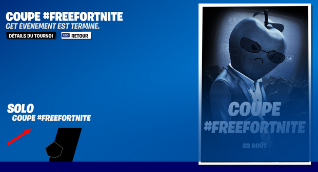 Coupe #FREEFORTNITE