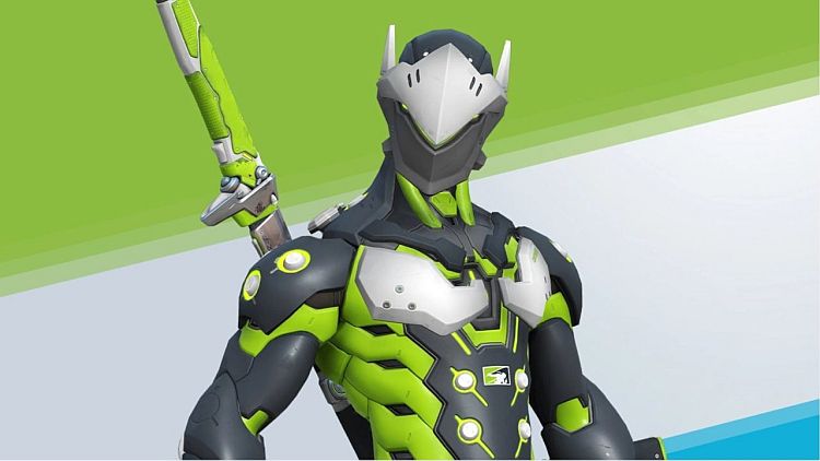 Genji dans le style des Contenders vert-noir-blanc.