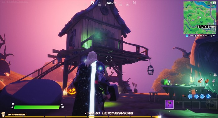 La cabane au nord de Salty Springs