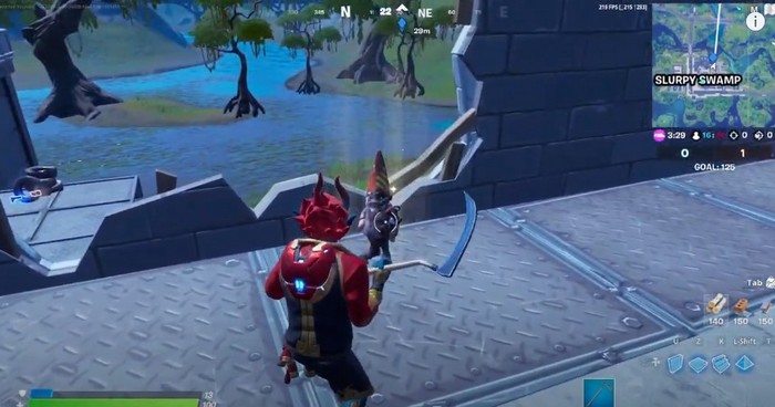 L'évasion pour le défi caché Fortnite