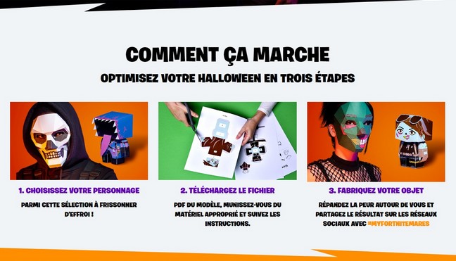 comment fabriquer un masque Fortnite pour Halloween ?