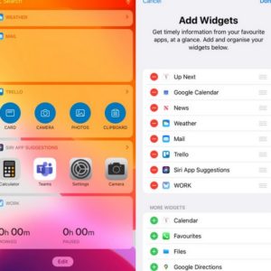 ajouter des widgets sur votre iPhone iOS 14