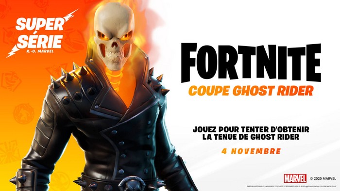 LA COUPE GHOST RIDER COMMENCE LE 4 NOVEMBRE