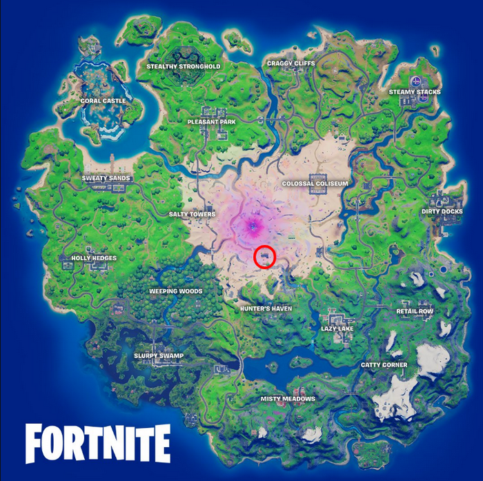 Emplacement Butter Barn dans Fortnite