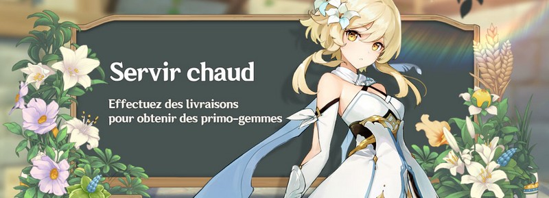 Événement « Servir chaud » Genshin Impact