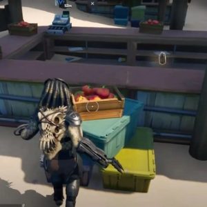 Emplacements des Les caisses de pommes et tomates dans Fortnite