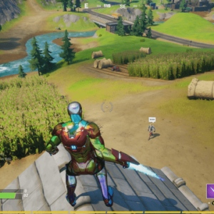 Le champ de maïs du domaine Fermier blindé dans Fortnite