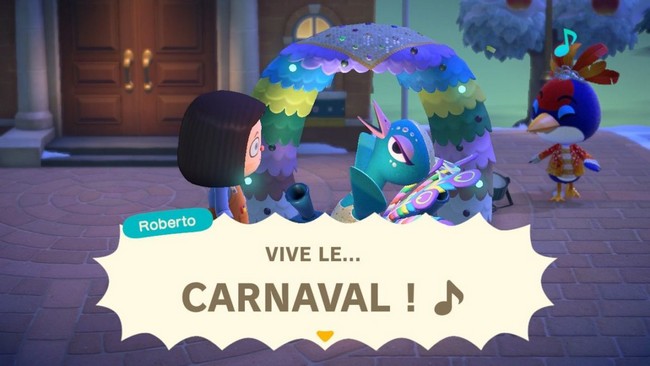 le Carnaval dans Animal Crossing New Horizons