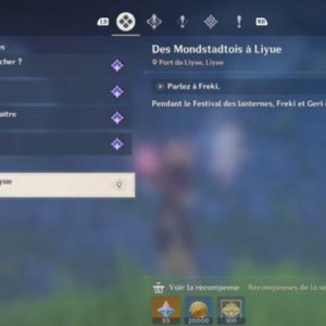 Comment compléter la quête « Des Monstadtois à Liyue » dans Genshin Impact ?