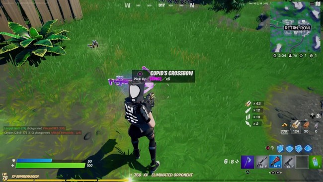 Où trouver une arbalète dans Fortnite