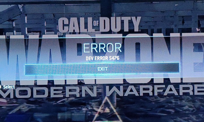 Ошибка dev error 5759 при запуске call of duty warzone