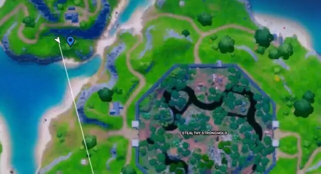 Emplacement de oeufs rebondissants dans Fortnite