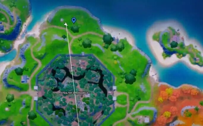 Emplacement de oeufs rebondissants dans Fortnite