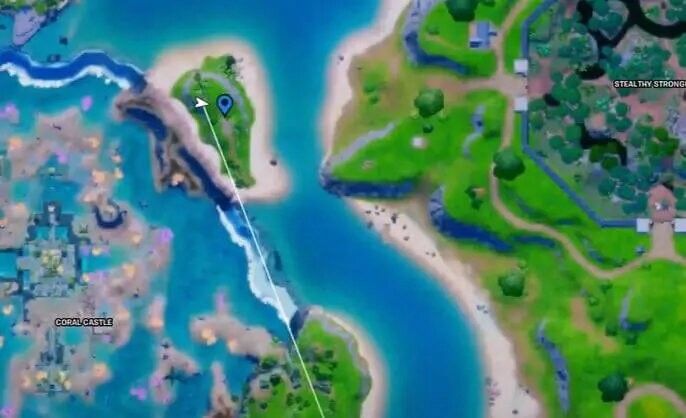 Emplacement de oeufs rebondissants dans Fortnite