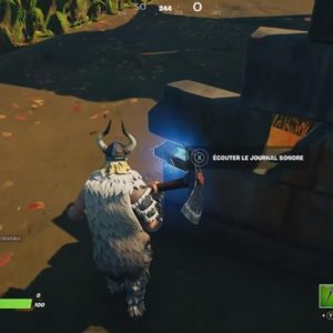 Emplacement du dernier journal de Raz dans Fortnite