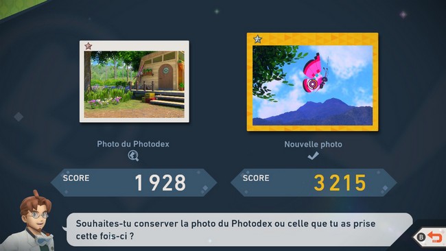 Obtenir un bon score photo sur New Pokémon Snap