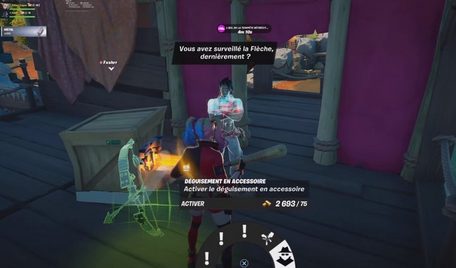 Se déguiser en accessoire dans Fortnite