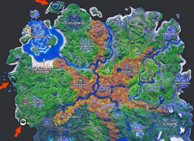 Les 3 emplacements à visiter pour le défi de la semaine 6 dans Fortnite