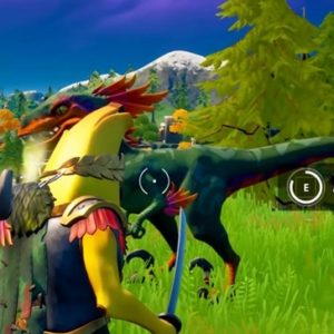 apprivoiser un dinosaure dans fortnite saison 6