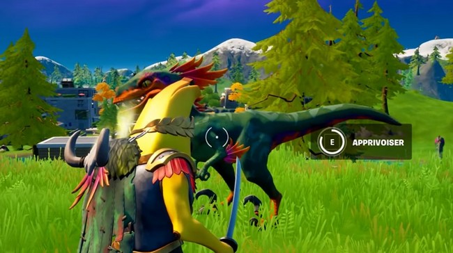 apprivoiser un dinosaure dans fortnite saison 6