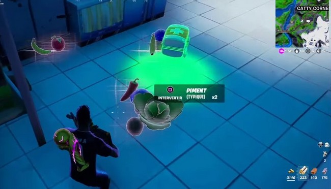 emplacement piment fortnite