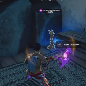 Emplacement de la relique de Raz dans Fortnite