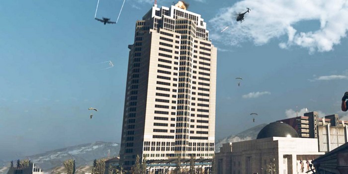 Emplacement Nakatomi Tower dans Call of Duty Warzone