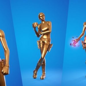 débloquer le style de skin Lara Croft en or