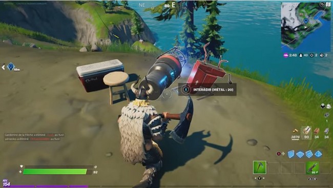 Téléscope 3 endommagé dans Fortnite