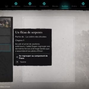 Un Fléau de serpents- Assassin’s Creed Valhalla la Colère Des Druides