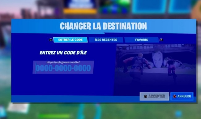 Code du Mode Créatif Bio's Zone Wars Trio de Fortnite