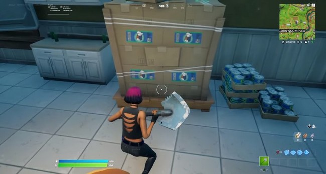 Emplacement de nourriture pour chat dans Fortnite