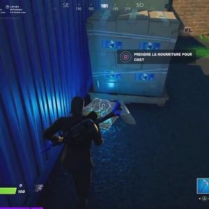 Emplacement de nourriture pour chat dans Fortnite