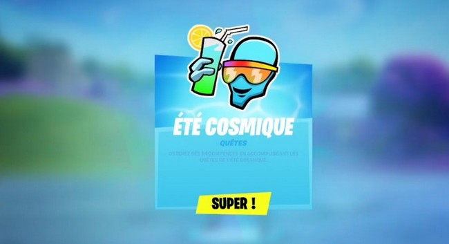 Liste des défis été cosmique dans Fortnite