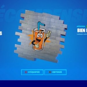 comment récupérer l'aérosol bien frais gratuitement sur fortnite