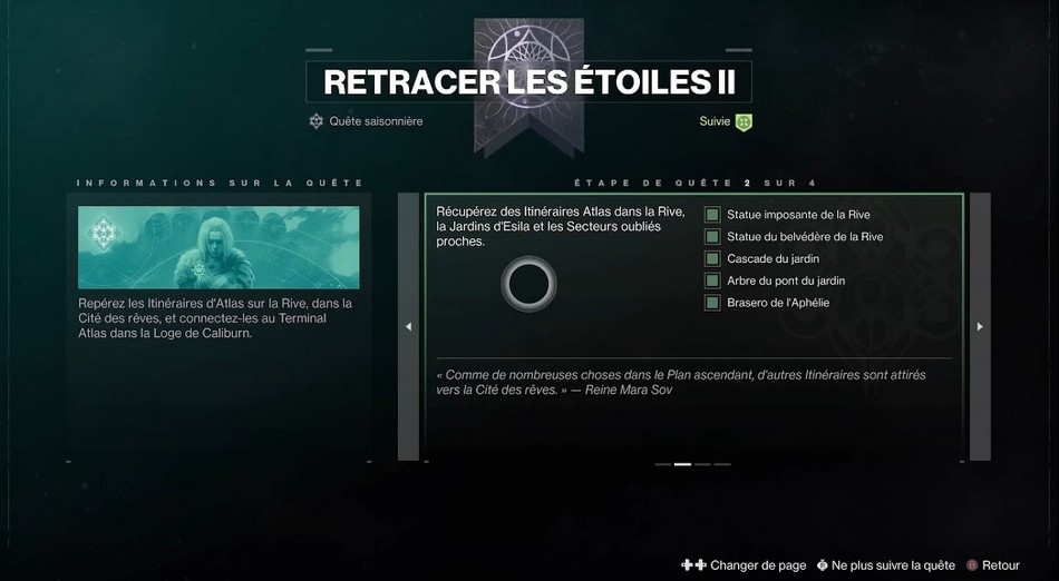 Retracer les étoiles II