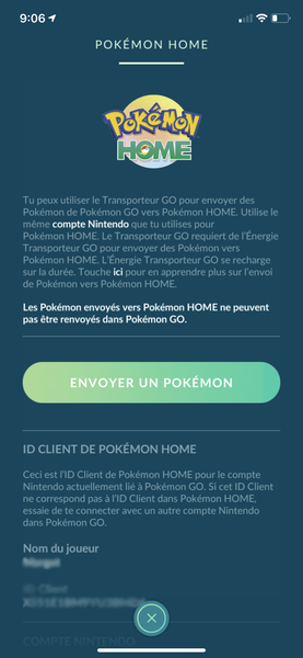 Envoyer un Pokémon