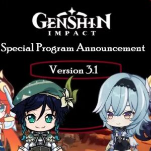 Heure de début livestream de la version 3.1 Genshin impact