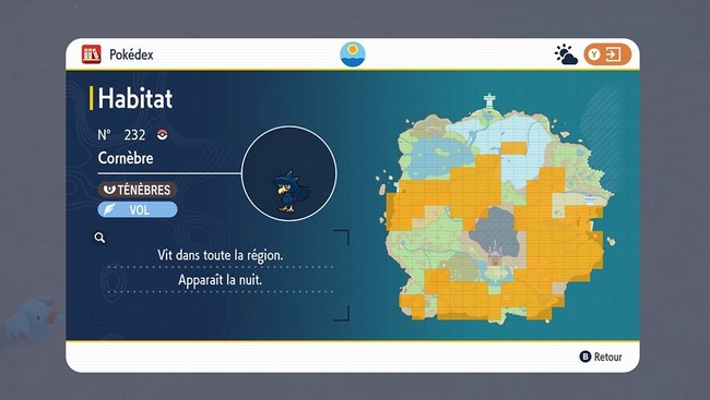 Cornèbre dans Pokémon Écarlate et Violet