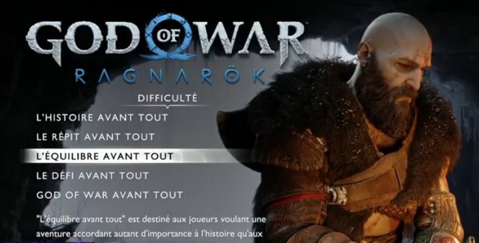 Pourquoi je ne peux pas changer la difficulté dans God of War Ragnarok