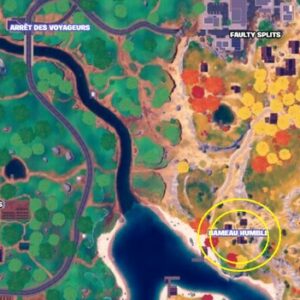 Emplacement de Hameau Humble dans Fortnite Chapitre 4