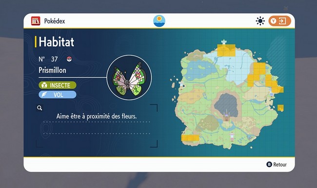 Les emplacements Prismillon dans Pokémon Écarlate et Violet